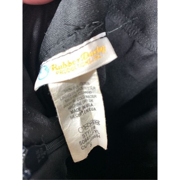 Rubber Ducky Women's Pleated Cutout Back Midi Empire Waist Dress Black Small - Picture 3 of 6